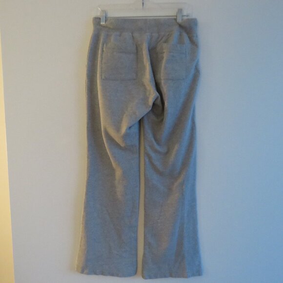 NORMA KAMALI Wide Leg Sweatpants Joggers in Heathered Gray Lounge - Size M - Picture 8 of 14